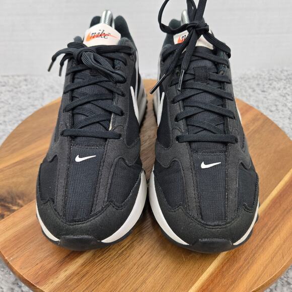 Nike Womens 7.5 Air Max Dawn Black White Athletic Lace Up Casual Daily Sneaker - Picture 6 of 12